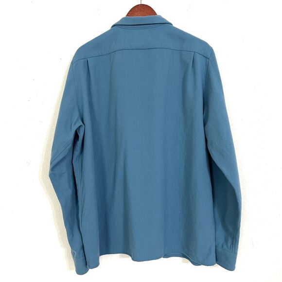 Levi's Vintage Clothing STYLED BY LEVI's SHIRT Size L Blue Wool - Picture 2 of 8